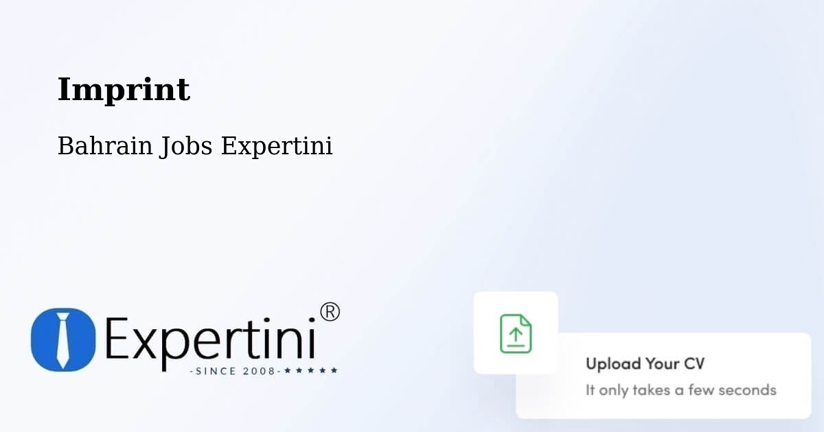 Imprint – Sitrah - Bahrain Jobs Expertini