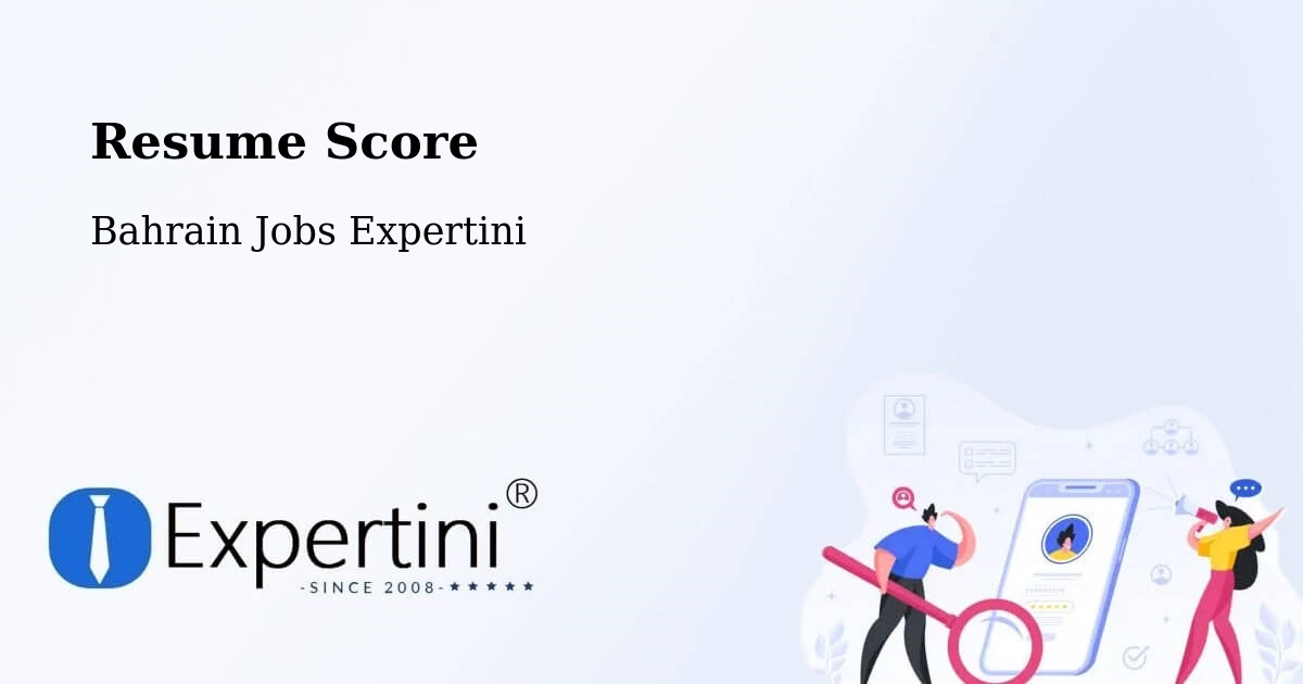 Resume Score & Job Description Match Tool – Sitrah - Bahrain Jobs Expertini